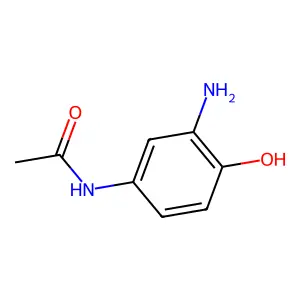 N-(3-Amino-4-hydroxyphenyl)acetamide structure