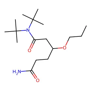 ADIPAMIDE, N,N-DI-tert-BUTYL-beta-PROPOXY- structure