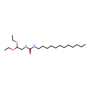 1-(2,2-diethoxyethyl)-3-dodecylurea structure