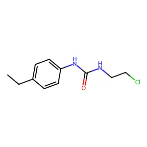 1-(2-chloroethyl)-3-(4-ethylphenyl)urea structure