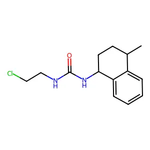 1-(2-chloroethyl)-3-(4-methyl-1,2,3,4-tetrahydronaphthalen-1-yl)urea structure