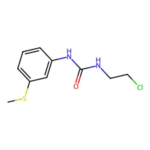 1-(2-chloroethyl)-3-(3-methylsulfanylphenyl)urea structure