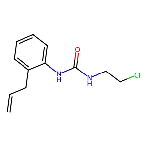 1-(2-chloroethyl)-3-(2-prop-2-enylphenyl)urea structure