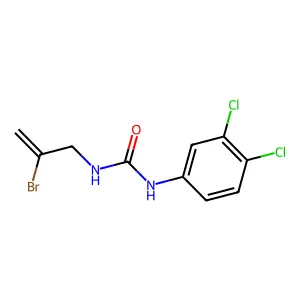 1-(2-bromoprop-2-enyl)-3-(3,4-dichlorophenyl)urea structure