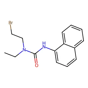 1-(2-bromoethyl)-1-ethyl-3-naphthalen-1-ylurea structure