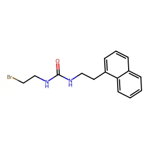 1-(2-bromoethyl)-3-(2-naphthalen-1-ylethyl)urea structure