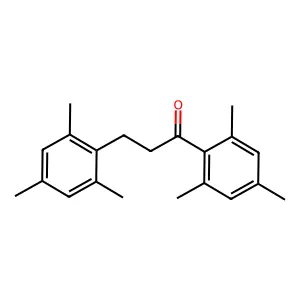 1,3-bis(2,4,6-trimethylphenyl)propan-1-one structure
