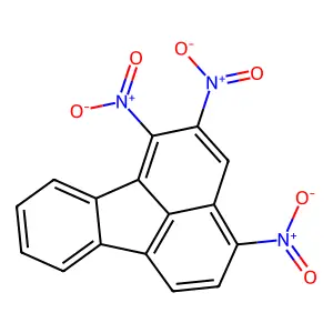 1,2,4-Trinitrofluoranthene structure