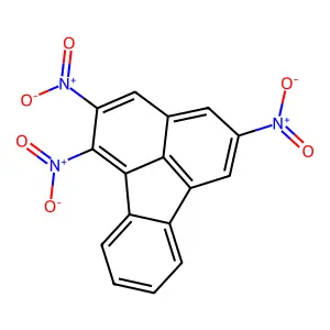1,2,5-Trinitrofluoranthene structure