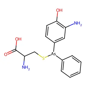 Compound C15H17AsN2O3S structure