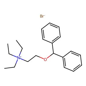 2-benzhydryloxyethyl(triethyl)azanium bromide structure