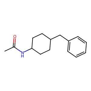 N-(4-benzylcyclohexyl)acetamide structure