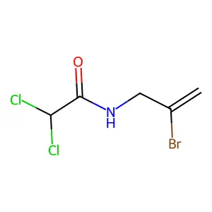 N-(2-bromoprop-2-enyl)-2,2-dichloroacetamide structure