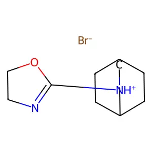 3-(2-Oxazolin-2-yl)-3-azabicyclo(3,2,2)nonane, hydrobromide structure