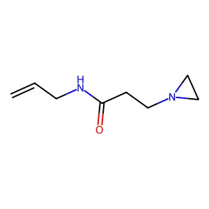 N-Allyl-1-aziridinepropionamide structure