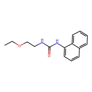 1-(2-Ethoxyethyl)-3-(1-naphthyl)urea structure