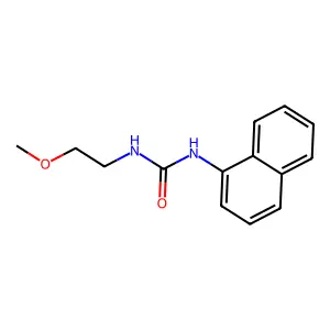 1-(2-Methoxyethyl)-3-(1-naphthyl)urea structure