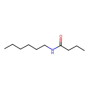 N-HEXYLBUTANAMIDE structure