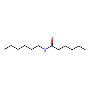 N-HEXYLHEXANAMIDE structure