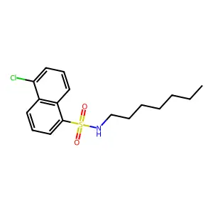 Compound C17H22ClNO2S structure