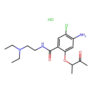 BATANOPRIDE HYDROCHLORIDE structure