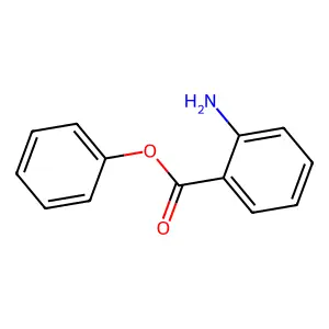 Phenyl anthranilate structure