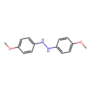 1,2-bis(4-methoxyphenyl)hydrazine structure