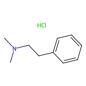 N,N-dimethyl-2-phenylethanaminehydrochloride structure