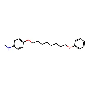 N-methyl-4-(8-phenoxyoctoxy)aniline structure