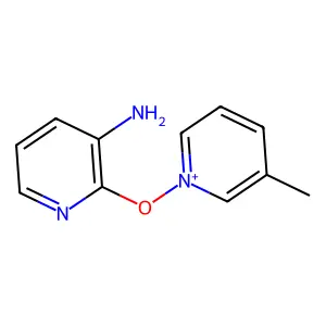 1-[(3-amino-2-pyridinyl)oxy]-3-methylpyridinium structure