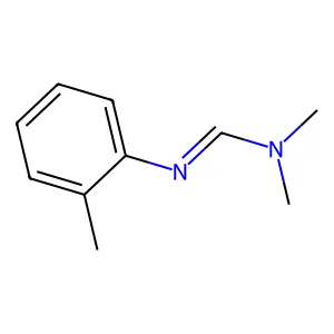 N,N-dimethyl-N'-(2-methylphenyl)methanimidamide structure