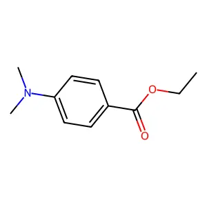 Ethyl 4-dimethylaminobenzoate structure