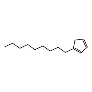 1,3-Cyclopentadiene, 1-nonyl structure