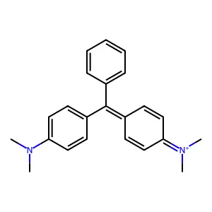 Malachite green cation structure