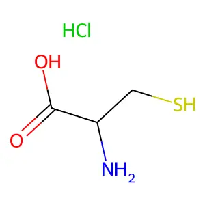 DL-Cysteine hydrochloride structure