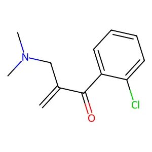 1-(2-chlorophenyl)-2-[(dimethylamino)methyl]prop-2-en-1-one structure
