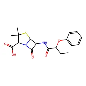 L-Propicillin Levopropicillin structure