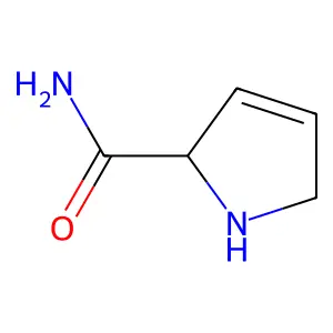 (+)-3,4-Dehydroproline amide structure