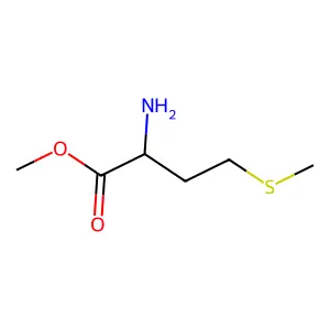 methyl (2S)-2-amino-4-methylsulfanylbutanoate structure