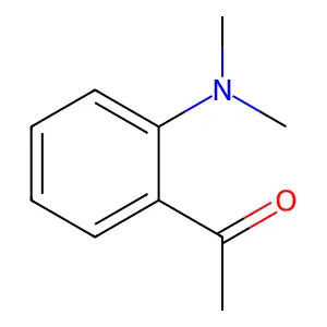 1-[2-(dimethylamino)phenyl]ethanone structure