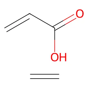 (Polyethylene-acrylic acid) copolymer structure