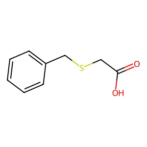 (Benzylthio)acetic acid structure