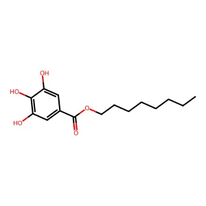 Octyl gallate structure