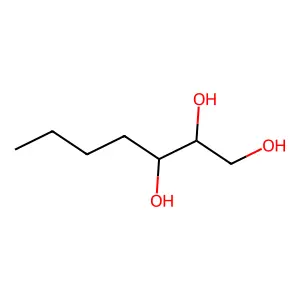 1,2,3-Heptanetriol structure