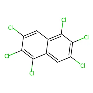1,2,3,5,6,7-Hexachloronaphthalene structure
