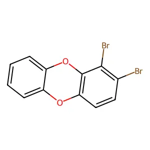 1,2-Dibromooxanthrene structure