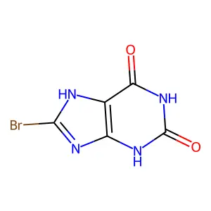 Compound C5H3BrN4O2 structure