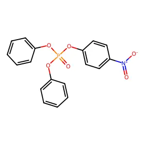 p-nitrophenyl diphenyl phosphate structure