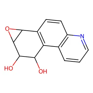 12-oxa-6-azatetracyclo[8.5.0.02,7.011,13]pentadeca-1(10),2(7),3,5,8-pentaene-14,15-diol structure