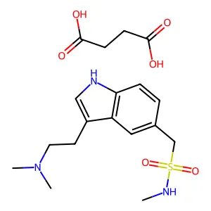 SUMATRIPTAN SUCCINATE structure